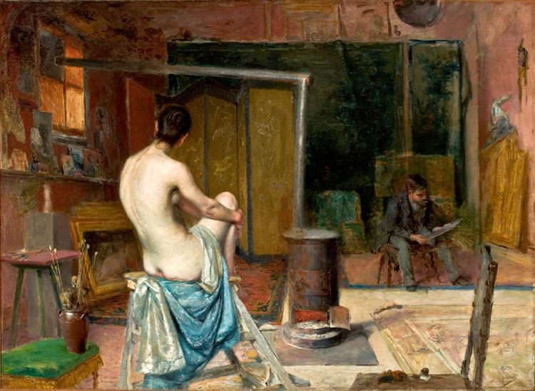 Lo studio dell'artista - 1894