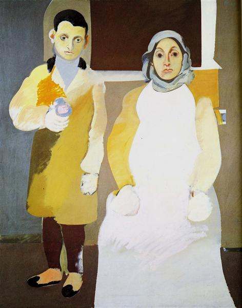 The artist and his mother - 1936