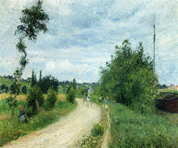 Auvers -Pontoise Road -1879