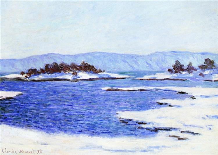 Les rives du fjord à Christiensia - 1895