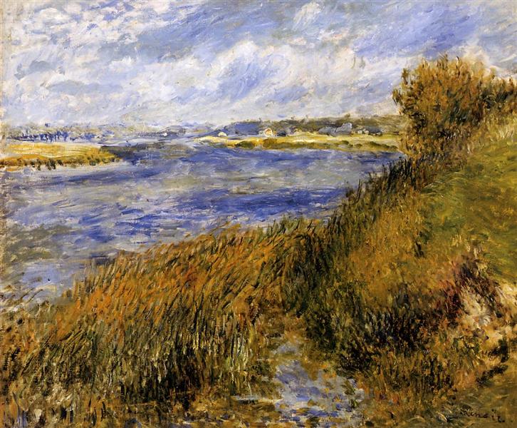 The shores of the Seine in Champrosay - 1876