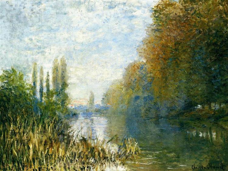 Le rive della Senna in autunno - 1876