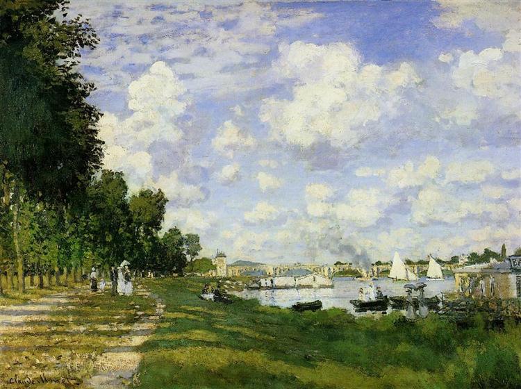 Le bassin d'Argentiil - 1872