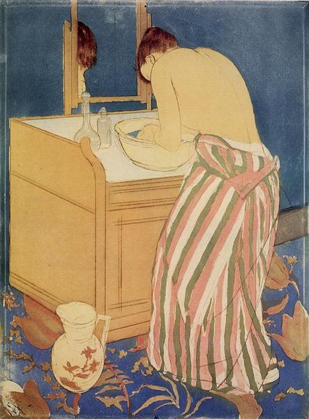 La salle de bain - 1891