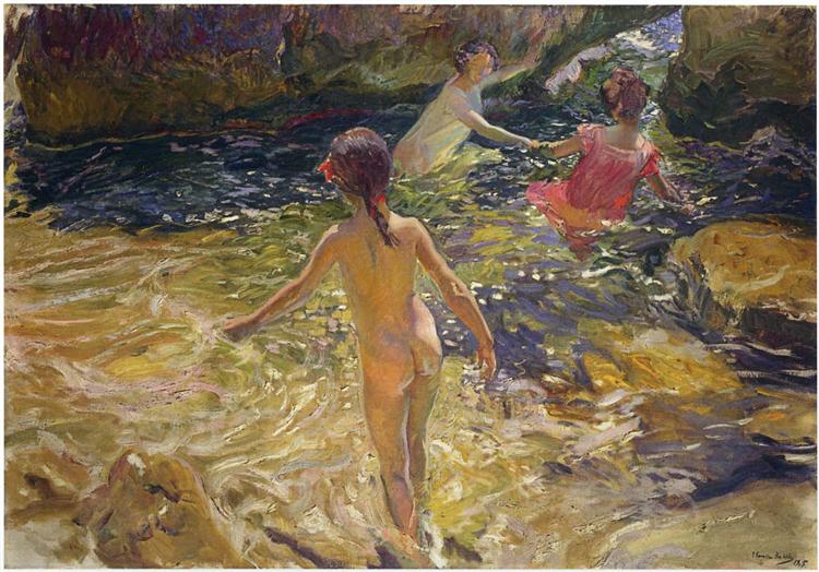 La salle de bain - Jávea - 1905