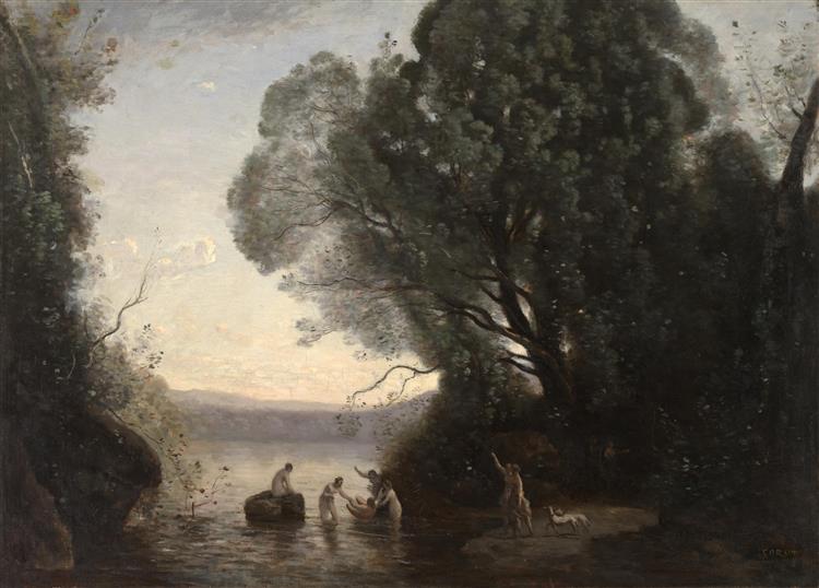 El Baño De Diana - 1855