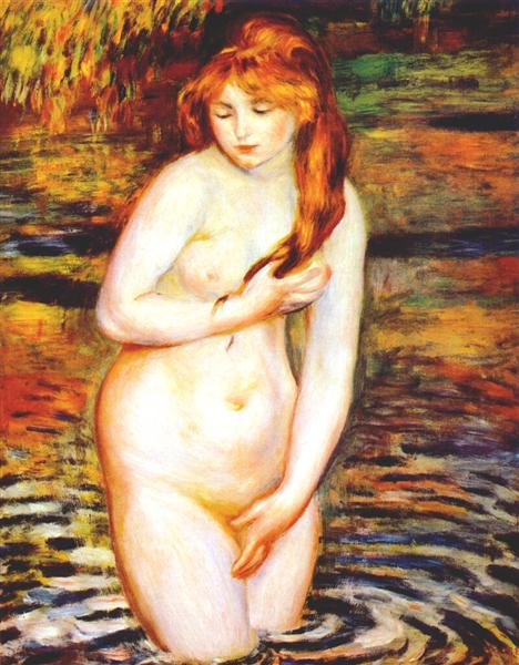 The Bather (After the Bath) - 1888