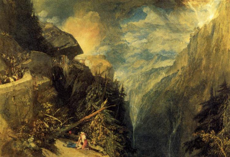 Die Schlacht von Fort Rock – Val D'Aoste – Piemont – 1815