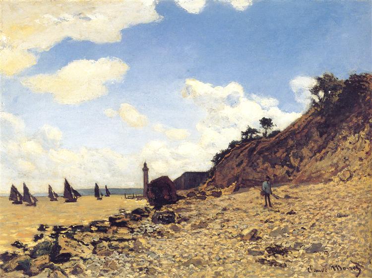 The Beach of Honfleur - 1866