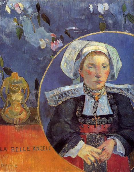 The Beautiful Angel（Madame Angele Satre -The Pont -Aven's Innkeeper）-1889