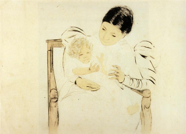 Il bambino con i piedi - 1898