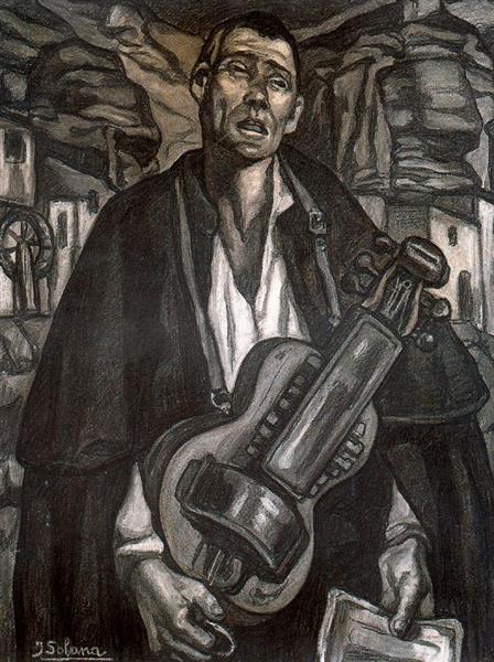 The blind musician - 1920