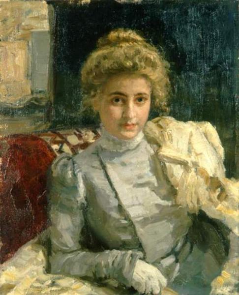 Blondynka (portret Tesvovah) - 1898