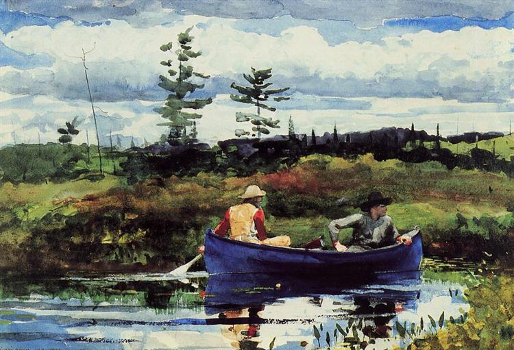 THE BLUE BOAT - 1892