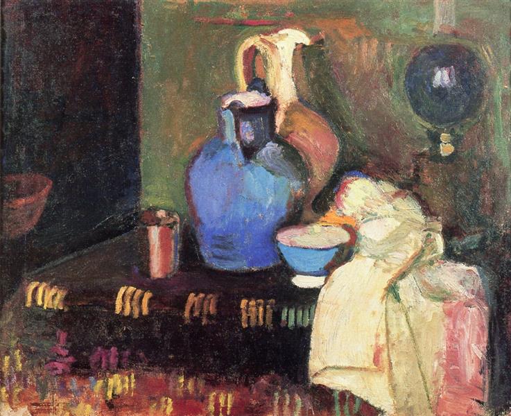 The blue pitcher 1899 