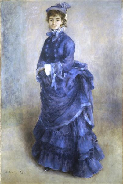 Die blaue Dame - 1874