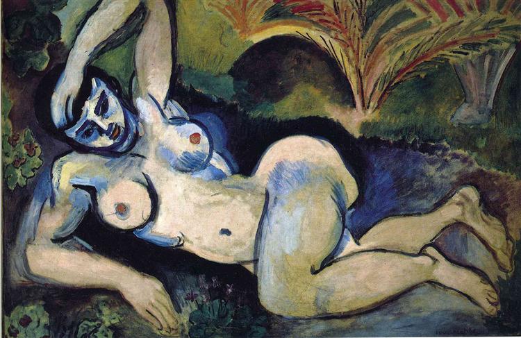 Der blaue Nude (Biskra -Gedächtnis) 1907