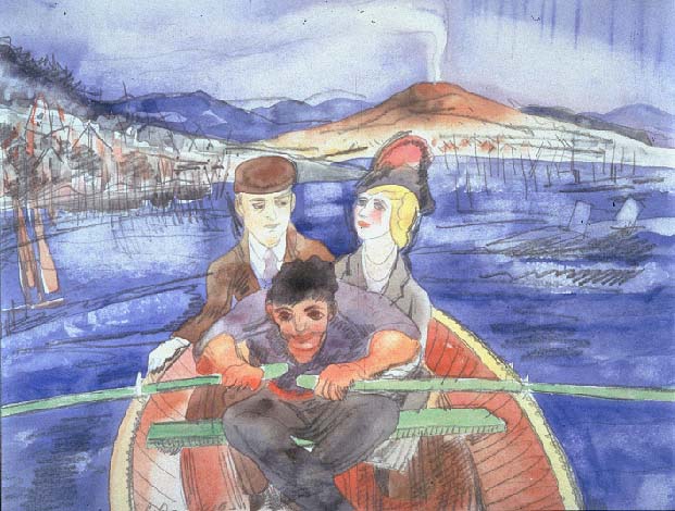 The boat ride from Sorrento - 1919