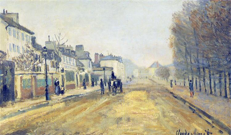 The Boulevard Héloïse in Argenteuil - 1872