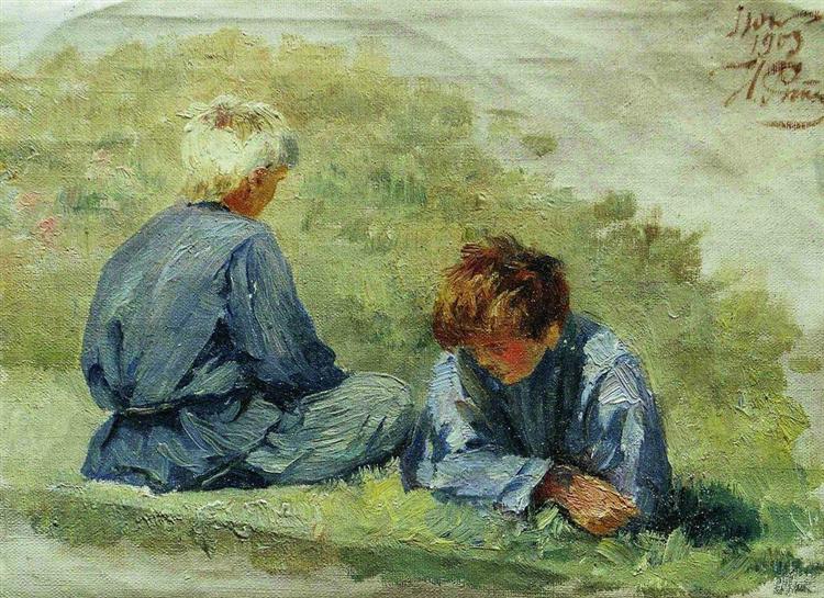 The Boys in the Grass - 1903