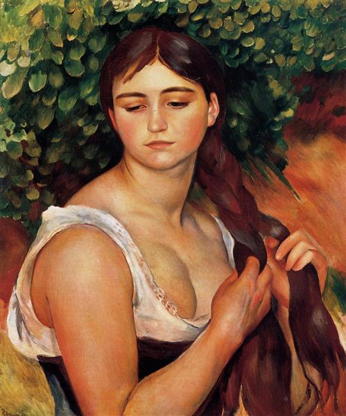 The Braid (Suzanne Valadon) - 1886