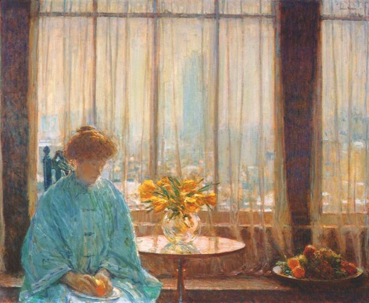 La sala per la colazione - domani inverno - 1911