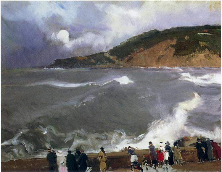 The Rompeolas de San Sebastián - 1918