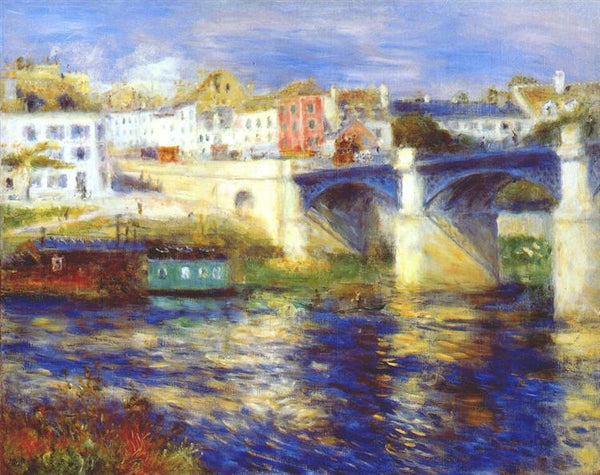 ルノワール シャトゥーの橋 the-bridge-at-chatou.