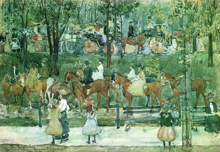 Der Hufeisenweg - Central Park - 1902