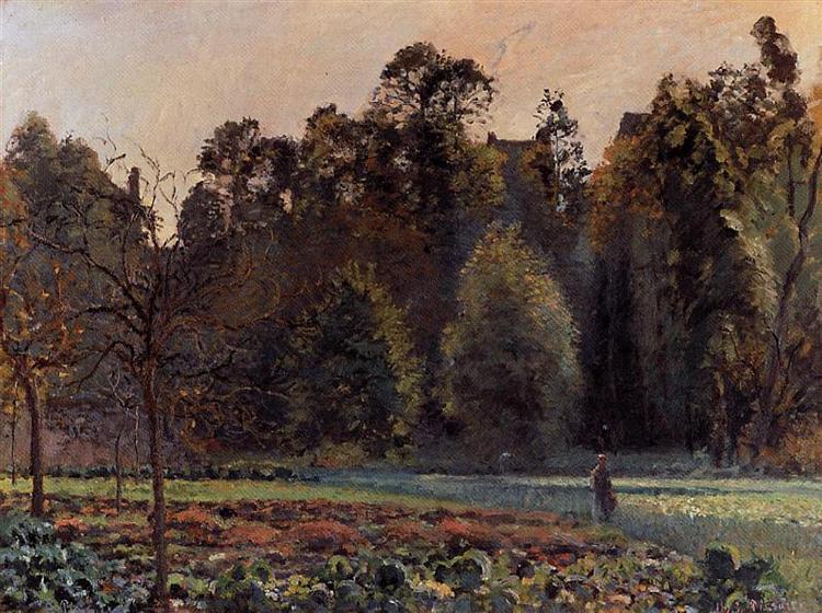 The Cabbage Field - Pontoise - 1873