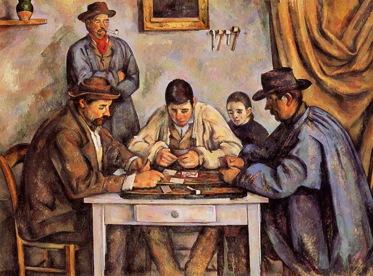 Los Jugadores De Cartas - 1892