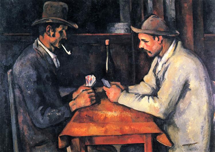 Os jogadores de cartas - 1893