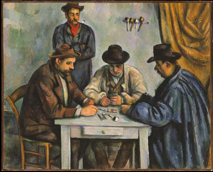 Los Jugadores De Cartas - 1892