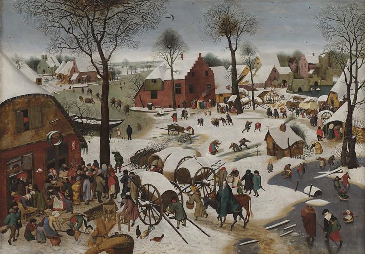 The Census of Bethlehem (after Brueghel the Elder)