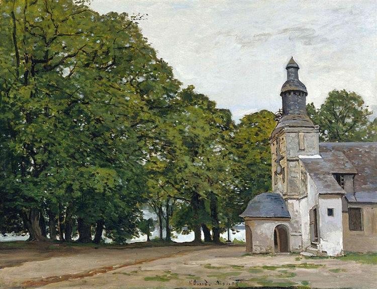 Grace's Notre -Dame Chapel in Honfleur - 1864