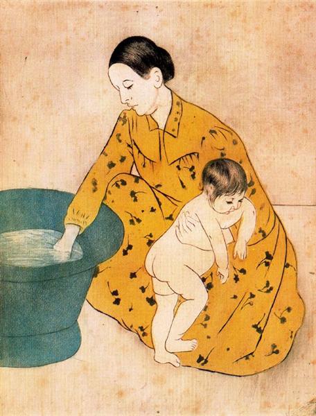 The Child's Bath - 1893