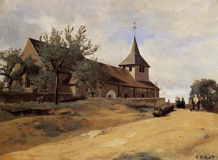 The Church of Lormes - 1842