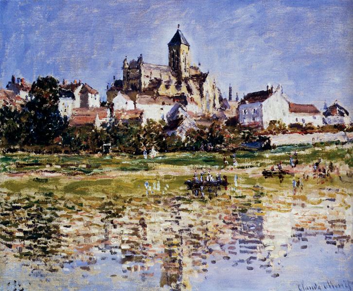 La chiesa di Vetheuil - 1880