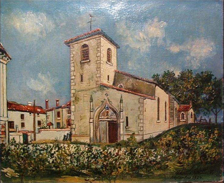 La chiesa di San Bernardo - Ain - In estate