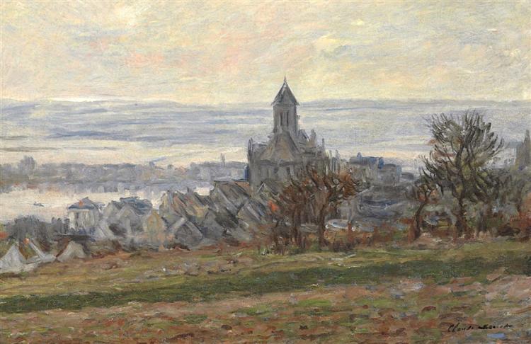 The Church of Vetheuil - 1881