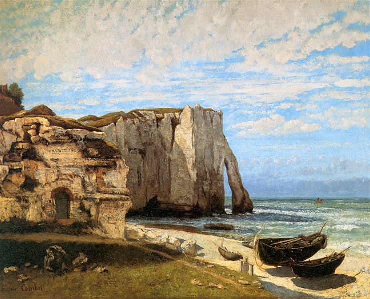 Los Acantilados De Etretat - 1869