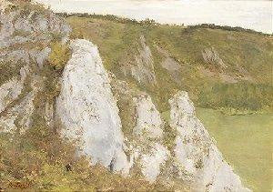 The cliffs of Lesse - 1878