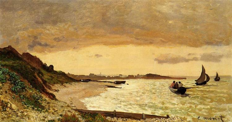 The Coast Of Sainte-Adresse - 1864