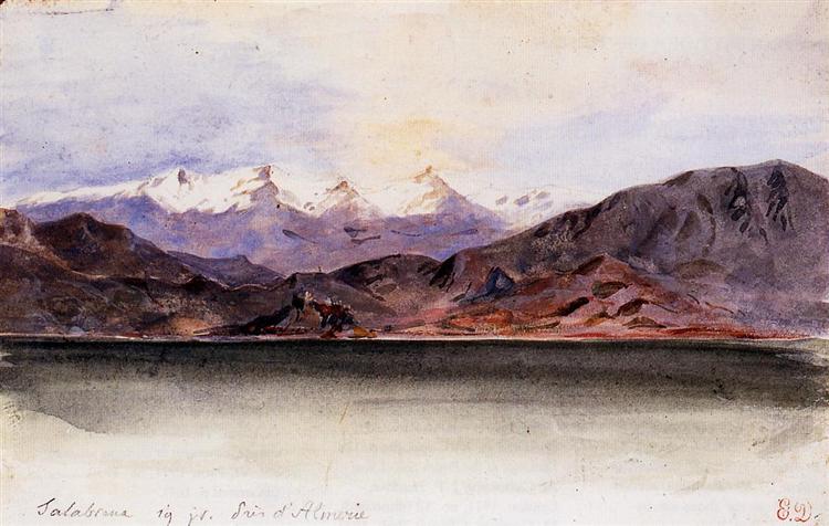 The Coast of Spain at Salabreña - 1832