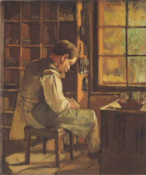 El Zapatero Junto A La Ventana - 1882