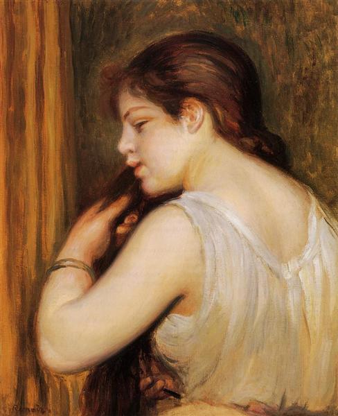 The Coiffure (Joven Peinándose) - 1896