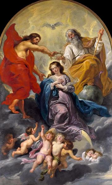 Le couronnement de la vierge