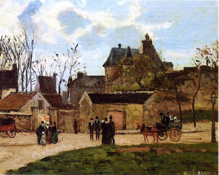 Der Palast der Gerechtigkeit - Pontoise - 1873