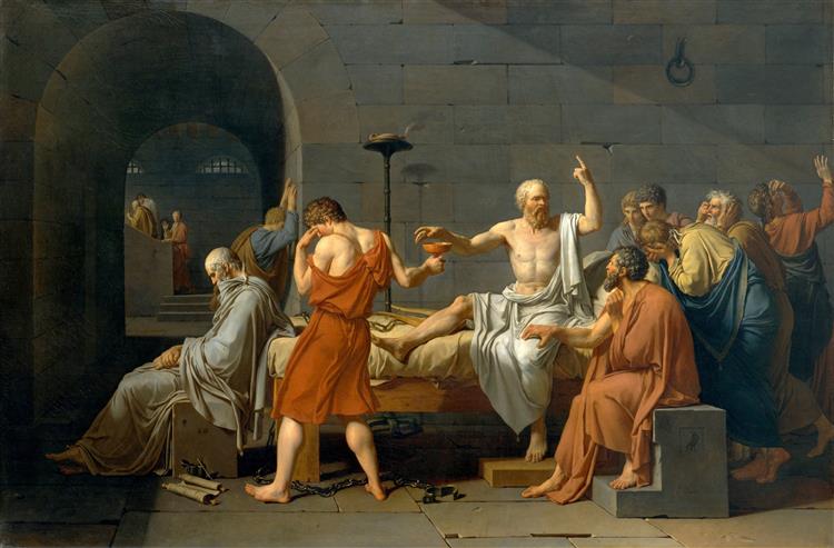 La morte di Socrate - 1787