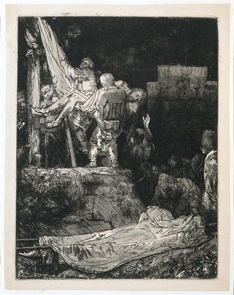 The Descent from the Cross by Torchlight - 1654